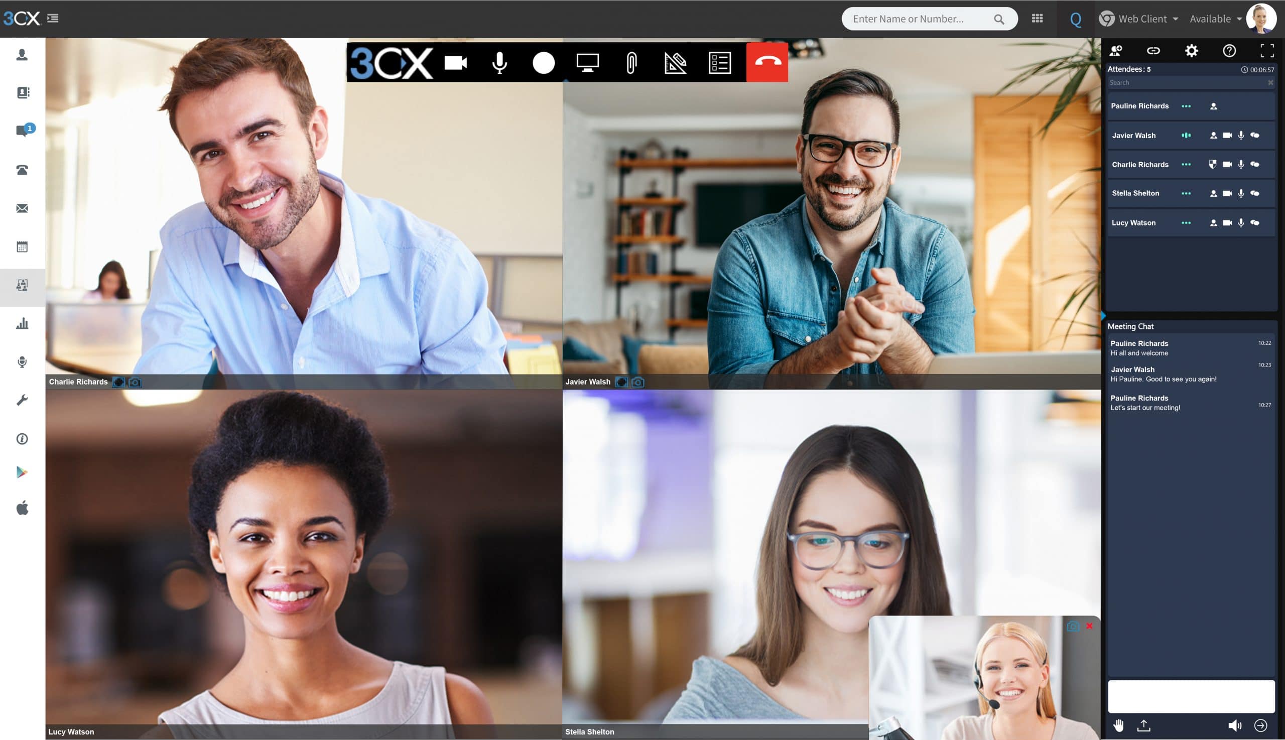 3CX Web Conferencing provided by Social Interactons